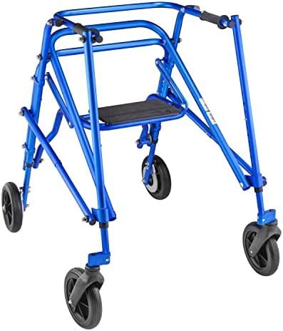 4 Wheel Klip Lightweight Medical Posterior Rollator .